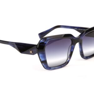 Ana Hickmann  Sonnenbrille HI9215 52E01 in Blau – 45° Seitenansicht