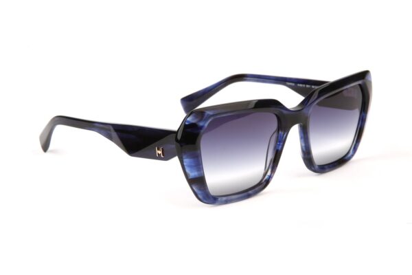 Ana Hickmann Sonnenbrille HI9215 52E01 in Blau – 45° Seitenansicht