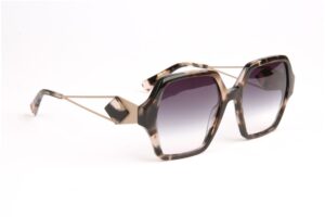 Ana Hickmann Sonnenbrille HI9219 53G21 in Pink – 45° Seitenansicht
