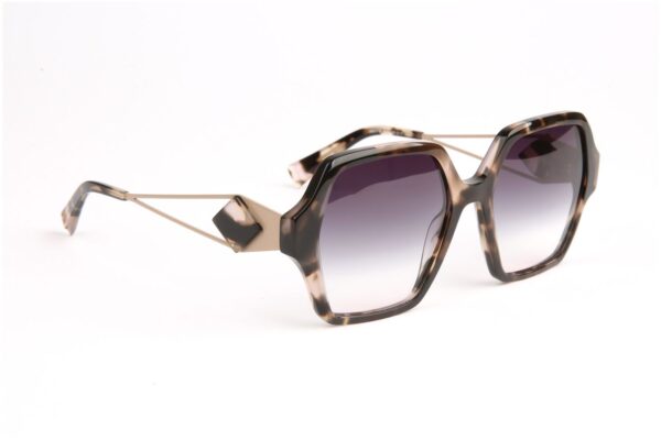 Ana Hickmann Sonnenbrille HI9219 53G21 in Pink – 45° Seitenansicht