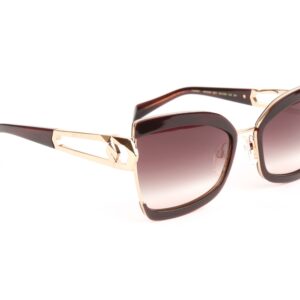 Ana Hickmann  Sonnenbrille AH3281 59E01 in Rot – 45° Seitenansicht