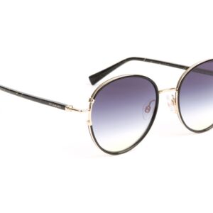 Ana Hickmann Panto Sonnenbrille HI3191 5204A in Schwarz – 45° Seitenansicht