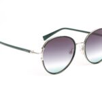 Ana Hickmann Panto Sonnenbrille HI3191 5203A in Grün – 45° Seitenansicht