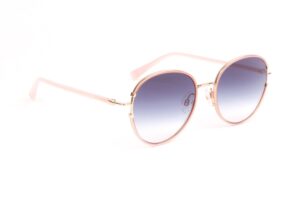 Ana Hickmann Panto Sonnenbrille HI3191 5205A in Rosa – 45° Seitenansicht