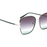 Ana Hickmann Quadrat Sonnenbrille HI3192 5503A in Grün – 45° Seitenansicht