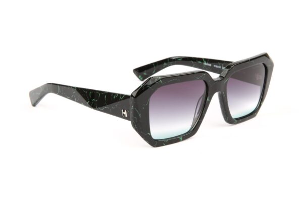 Ana Hickmann Sonnenbrille HI9230 52G21 in Schwarz – 45° Seitenansicht