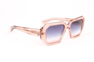 Ana Hickmann Sonnenbrille HI9230 52T01 in Pink – 45° Seitenansicht