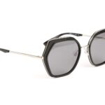 Ana Hickmann Geometric Sonnenbrille HI3200 56A01 in Schwarz – 45° Seitenansicht