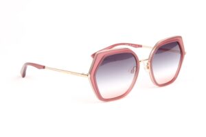 Ana Hickmann Sonnenbrille HI3200 56T02 in Rot – 45° Seitenansicht