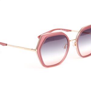Ana Hickmann  Sonnenbrille HI3200 56T02 in Rot – 45° Seitenansicht
