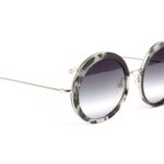 Ana Hickmann Sonnenbrille HI3194 54G21 in Schwarz – 45° Seitenansicht