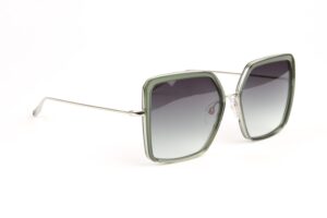 Ana Hickmann Sonnenbrille HI3196 56T01 in Grün – 45° Seitenansicht