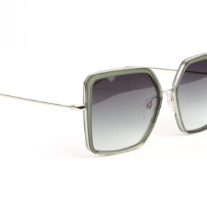 Ana Hickmann  Sonnenbrille HI3196 56T01 in Grün – 45° Seitenansicht