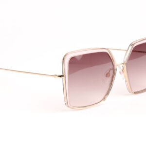 Ana Hickmann  Sonnenbrille HI3196 56T02 in Pink – 45° Seitenansicht