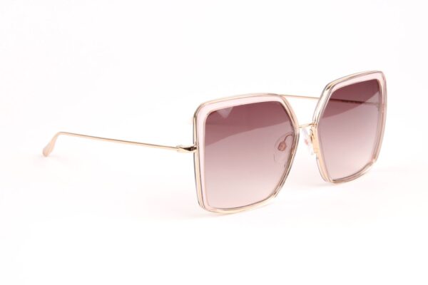Ana Hickmann Sonnenbrille HI3196 56T02 in Pink – 45° Seitenansicht