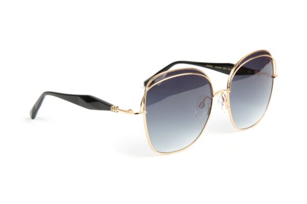 Ana Hickmann Sonnenbrille AH3287 5905A – 45° Seitenansicht Ana Hickmann Sonnenbrille AH3287 5905A in Gold – 45° Seitenansicht