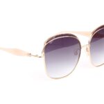 Ana Hickmann Sonnenbrille AH3287 5904A in Gold – 45° Seitenansicht