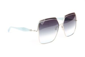 Ana Hickmann Sonnenbrille AH3288 6103A in Silber – 45° Seitenansicht