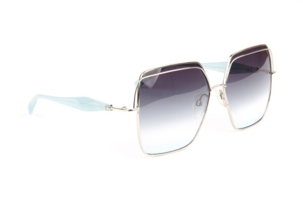 Ana Hickmann Sonnenbrille AH3288 6103A in Silber – 45° Seitenansicht