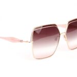 Ana Hickmann Sonnenbrille AH3288 6105B in Gold – 45° Seitenansicht