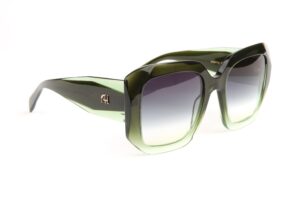 Ana Hickmann Sonnenbrille AH9413 53C02 in Grün – 45° Seitenansicht