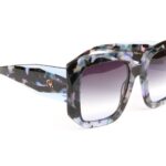 Ana Hickmann Sonnenbrille AH9413 53G21 in Braun – 45° Seitenansicht