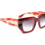 Ana Hickmann Sonnenbrille AH9416 51E02 in Rot – 45° Seitenansicht