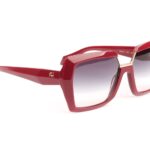 Ana Hickmann Sonnenbrille AH9417 56D01 in Rot – 45° Seitenansicht