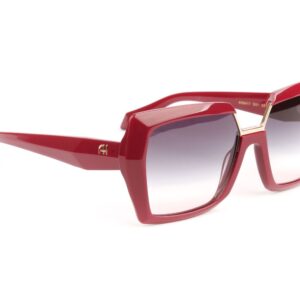 Ana Hickmann Sonnenbrille AH9417 56D01 in Rot – 45° Seitenansicht