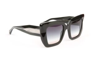 Ana Hickmann Sonnenbrille AH9418 51T02 in Grün – 45° Seitenansicht