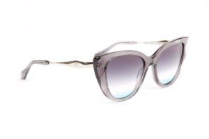 Ana Hickmann Sonnenbrille AH9419 53T01 in Grau – 45° Seitenansicht