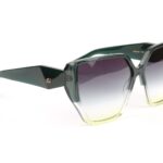 Ana Hickmann Sonnenbrille AH9420 62C01 in Gelb – 45° Seitenansicht