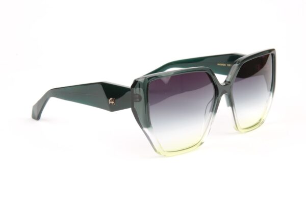 Ana Hickmann Sonnenbrille AH9420 62C01 in Gelb – 45° Seitenansicht