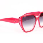 Ana Hickmann Sonnenbrille AH9420 62T01 in Pink – 45° Seitenansicht