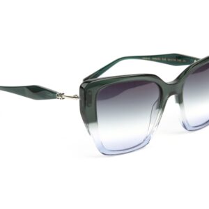 Ana Hickmann  Sonnenbrille AH9423 54C02 in Blau – 45° Seitenansicht