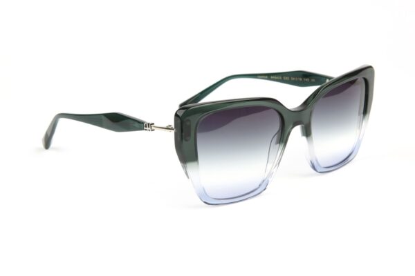 Ana Hickmann Sonnenbrille AH9423 54C02 in Blau – 45° Seitenansicht