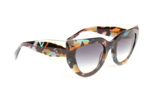Ana Hickmann Sonnenbrille AH9425 53G21 in Braun – 45° Seitenansicht