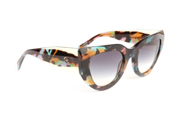 Ana Hickmann Sonnenbrille AH9425 53G21 in Braun – 45° Seitenansicht