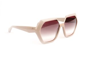 Ana Hickmann Sonnenbrille AH9426 60D02 in Grün – 45° Seitenansicht