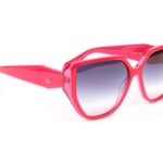 Ana Hickmann Sonnenbrille AH9431 59H01 in Rot – 45° Seitenansicht