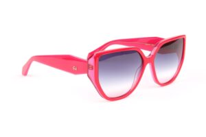 Ana Hickmann Sonnenbrille AH9431 59H01 in Rot – 45° Seitenansicht