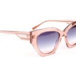 Ana Hickmann Sonnenbrille HI9221 53T01 in Pink – 45° Seitenansicht