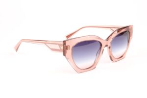 Ana Hickmann Sonnenbrille HI9221 53T01 in Pink – 45° Seitenansicht