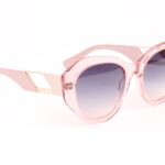 Ana Hickmann Sonnenbrille HI9225 53T01 in Pink – 45° Seitenansicht