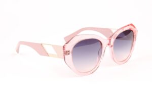 Ana Hickmann Sonnenbrille HI9225 53T01 in Pink – 45° Seitenansicht