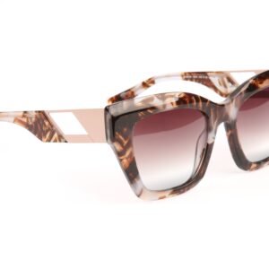 Ana Hickmann  Sonnenbrille HI9226 52G21 in Braun – 45° Seitenansicht