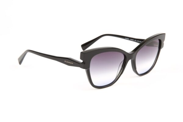 Ana Hickmann Sonnenbrille HI9227 55A01 in Schwarz – 45° Seitenansicht