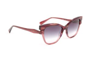 Ana Hickmann Sonnenbrille HI9227 55P02 in Rot – 45° Seitenansicht