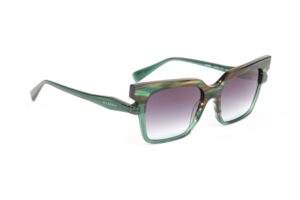 Ana Hickmann Sonnenbrille HI9228 53P01 in Grün – 45° Seitenansicht