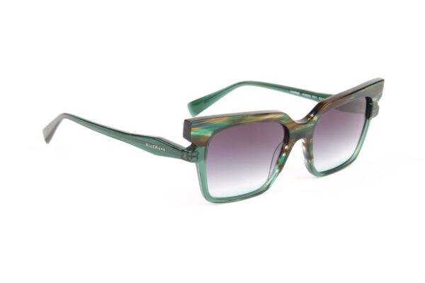 Ana Hickmann Sonnenbrille HI9228 53P01 in Grün – 45° Seitenansicht